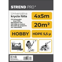 Takarófólia Strend Pro Hobby, festő, 4x5 m, 6µ, takaró