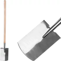 Lapát Strend Pro Premium, 38x17x118 cm, rozsdamentes acél