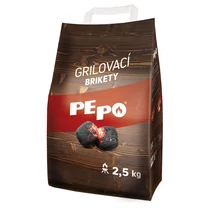 Brikett PE-PO®, 2.5 kg, fa, grillezéshez