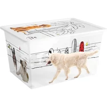 Fedeles doboz KIS C Style Pets XL, 50 lit., 39x55x31 cm