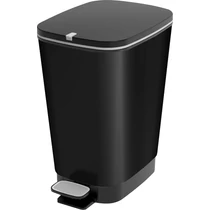 Kuka KIS Chic Bin M, 25 literes, matt fekete, 40,5x26,5x45 cm, szemétre, pedállal