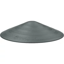 Ajtóütköző DOORSTOPPER, ütköző, műanyag ajtóhoz, padlóra, szürke