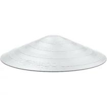 Ajtóütköző DOORSTOPPER, ütköző, műanyag ajtóhoz, padlóra, fehér