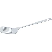 Fordítólapát MagicHome, konyhai, rozsdamentes acél, lyukakkal, 34 cm