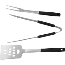 Szerszámkészlet Strend Pro Grill, grillezéshez és sütéshez, rozsdamentes acél, 3 részes