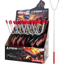 Nyárs Strend Pro Grill, sütéshez, teleszkópos, 25-88 cm, Sellbox 24 db
