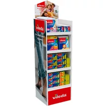 Állvány Vileda ATF display, kicsi, karton + ingyenes Ultramax Complete Set doboz