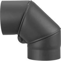 Könyök HS.EX 090/160/2 mm, állítható szögű, füstcső, kéménykönyök füstcsövek összekötéséhez