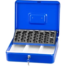Pénzkazetta CashBox, 300x240x90 mm, pénzhez és érmékhez
