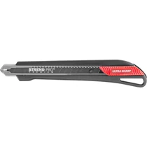 Kés Strend Pro Premium FD706, BlackMatt, SoftTouch, 9 mm, tördelhető pengéjű