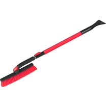 Autóseprű Strend Pro, kaparóval, hosszabbítható nyéllel, 91 - 130 cm
