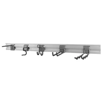 Szerszámtartó Strend Pro G-mate GHS6, sín 120 cm, 6 db, + akasztók, falra