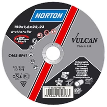 Tárcsa NORTON Vulcan A, 180x2,0x22, A30S-BF41, fém- és rozsdamentesacél-vágó