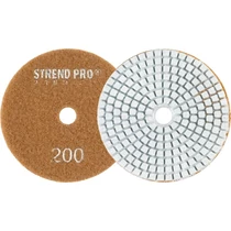 Tárcsa Strend Pro Premium P200, 100 mm, polírozó, gyémánt, tépőzáras, nedves csiszoláshoz és políroz
