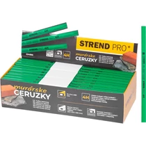 Ceruza Strend Pro, kőműves, 250 mm, fekete bél, szögletes, kőhöz, Sellbox 72 db