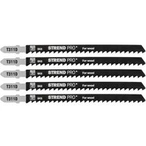 Fűrészlap Strend Pro T311D, szúrófűrészhez, 132 mm, 6 fog, fához, csomag 5 db