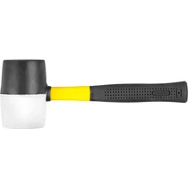 Kalapács Strend Pro HM231 900 g, gumi, BlackWhiteHead, üvegszálas nyél, TPR, nyél hossza 320 mm