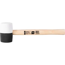 Kalapács Strend Pro HM232 450 g, 300 mm, gumi, BlackWhiteHead, fa nyél
