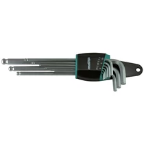 Kulcs készlet Whirlpower® 158-0109, 9 részes, Hex, gömbfejes Imbusz