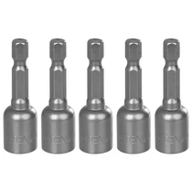Fej Strend Pro MS84, mágneses, 10 mm, 1/4", mágneses bittartó, 5 db-os csomag