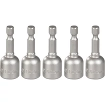 Fej Strend Pro MS84, mágneses, 12 mm, 1/4", mágneses bittartó, 5 db-os csomag