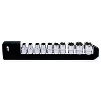 Dugókulcs készlet HONITON 40010HM, 10 részes, 1/2", hatlapú