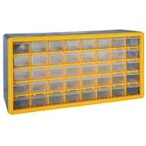 Rendszerező Strend Pro SBx3045-F, falra, 40 fiók, 50x16x25 cm, max. 25 kg