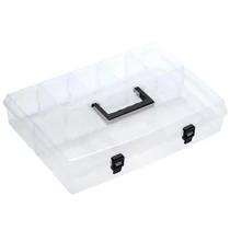 Koffer rendszerező UNIBOX NUN16, 8,5x29,8x40 cm, 6 rekesz
