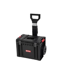 Doboz QBRICK® System PRO Cart, fogantyúval, kerekeken