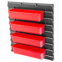 Dobozok QBRICK® Organizer pótalkatrész, ONE Organizer M/L, 5 részes készlet, falra