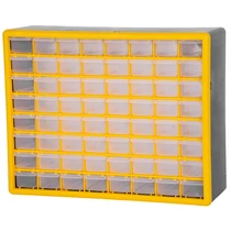 Rendszerező Strend Pro SBx3045-G, falra, 64 fiók