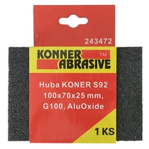 Szivacs KONNER G220, csiszolószivacs, 100x70x25 mm, AluOxide