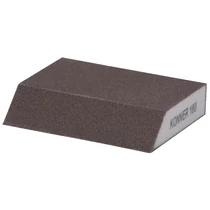 Szivacs KONNER G180, csiszolószivacs, 125x90x65x25 mm, ferde