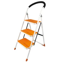 Létra Strend Pro WRH2062, 3 fokos, teherbírás 150 kg, narancssárga