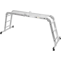 Létra platformmal Strend Pro ML103, 4x3, csuklós, Alu, max. 150 kg