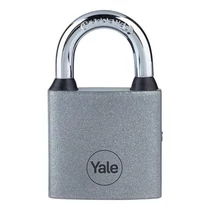 Lakat Yale Y111S/50/125/1, függő, vas, ezüst, 50 mm, 3 kulcs