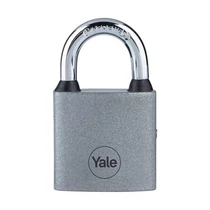 Lakat Yale Y111S/38/121/1, függő, vas, ezüst, 38 mm, 3 kulcs