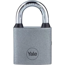 Lakat Yale Y111S/60/132/1, függő, vas, ezüst, 63 mm, 3 kulcs