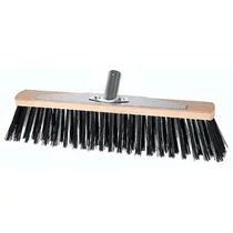 Seprű Geco U400.3 DUO, 400 mm, PVC/acél sörték, úttisztító