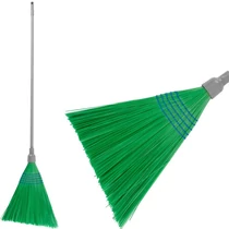 Seprű MagicHome 3805G, Sorgo, zöld, 148 cm fém nyél
