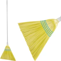Seprű MagicHome 3806Y, SorgoSkew, sárga, 153 cm nyél, alumínium, ferde