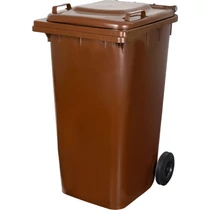 Edény ICS GB4, 240 liter, barna, szemeteskuka