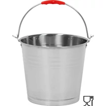 Vödör Strend Pro, 7 literes, rozsdamentes acél