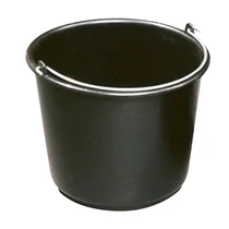Vödör ReCycled®, 10 literes, építőipari, műanyag, fekete