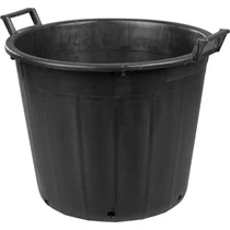 Edény ICS P134075, 155 liter, 75 cm, kerek, perforált alj, lyukakkal, 2 fogantyúval, magasság 51 cm