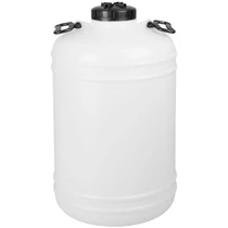 Hordó Pannon Fermet 50 liter, menetes, keskeny szájú műanyag hordó erjesztéshez, ivóvízhez, nyílás 1