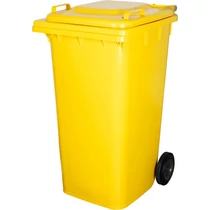 Edény ICS GB4, 240 liter, sárga, szemeteskuka