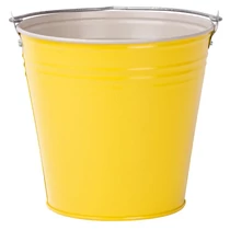 Vödör Aix Caldari, 15 literes, horganyzott, sárga, fém