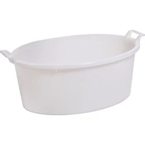 Lavór ICS P12155, 22 literes, 55 cm, fehér, ovális, fülekkel