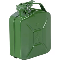Kannás JerryCan LD5, 5 liter, fém, üzemanyaghoz, zöld